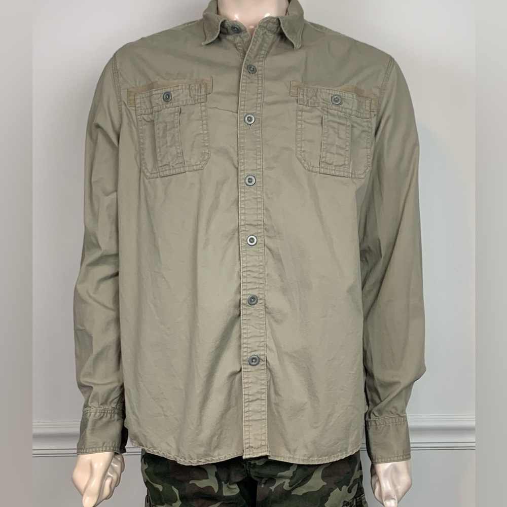 Converse Men's Casual Button Down Shirt
